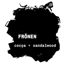 Load image into Gallery viewer, cocoa + sandalwood 210g Soy Wax Candle FRONEN 
